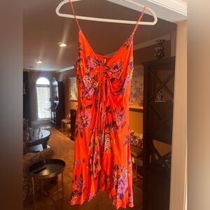 Free People Vibrant Floral Dress